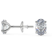 Nathalie Oval Cut Earrings Stud - Nivetta